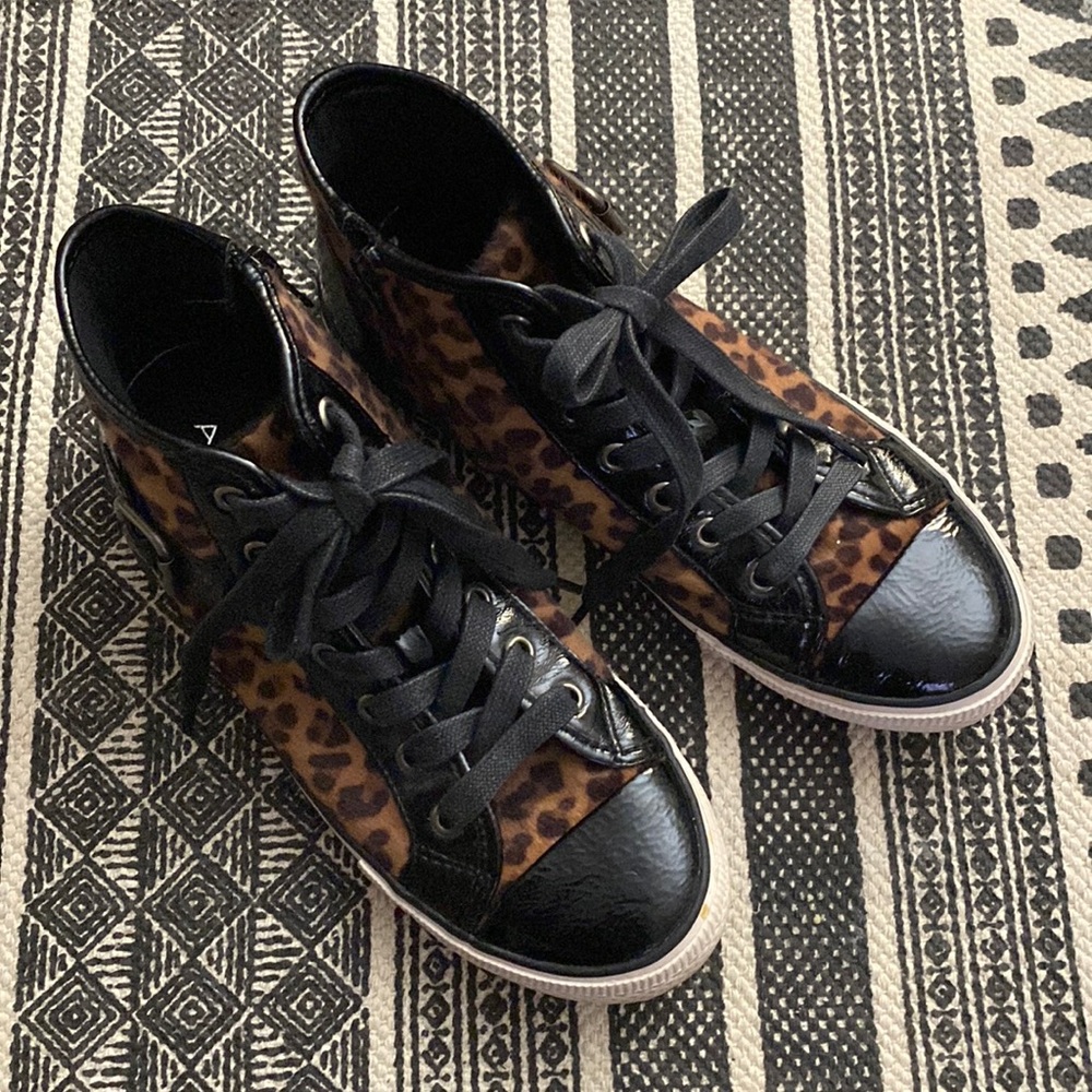 Aldo Leopard Hightop Sneakers